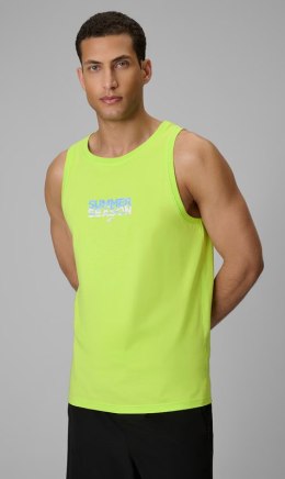 4F MĘSKA KOSZULKA NA RAMIĄCZKACH BEZRĘKAWNIK BAWEŁNA / rozm XXXL 3XL
