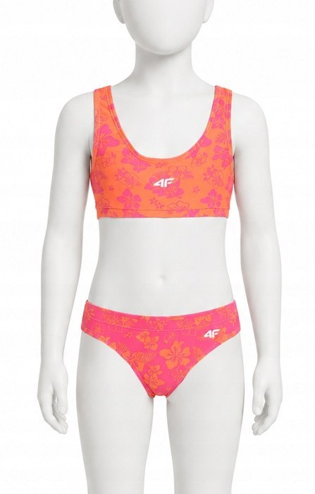 4F DZIEWCZĘCY DWUCZĘŚCIOWY STRÓJ BIKINI KOSTIUM ZESTAW rozm 134/140