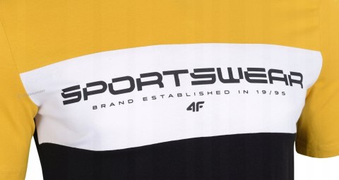 4F MĘSKA KOSZULKA T-SHIRT BAWEŁNA / rozm L