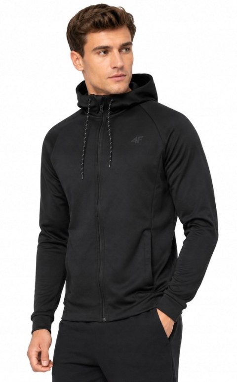4F MĘSKA SPORTOWA BLUZA Z KAPTUREM ROZPINANA TERMOAKTYWNA / rozm XXXL 3XL