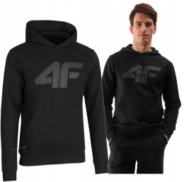 4F OCIEPLANA MĘSKA BLUZA DRESOWA Z KAPTUREM KANGURKA / rozm XL