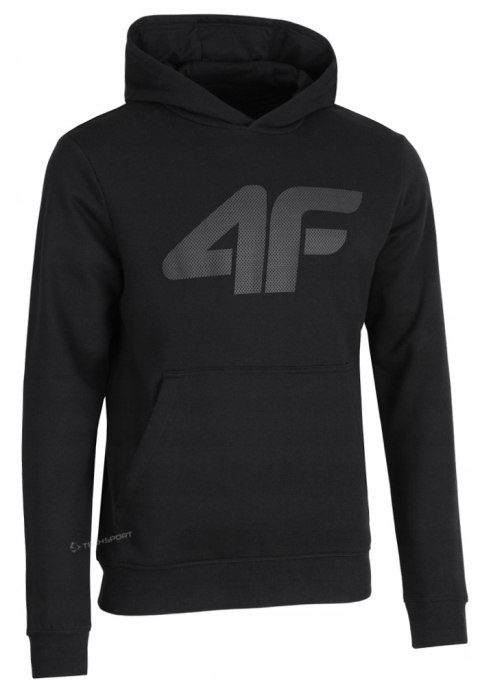 4F OCIEPLANA MĘSKA BLUZA DRESOWA Z KAPTUREM KANGURKA / rozm XL