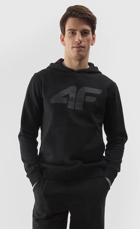 4F OCIEPLANA MĘSKA BLUZA DRESOWA Z KAPTUREM KANGURKA / rozm XL