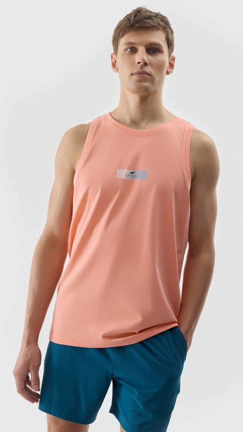 4F MĘSKA KOSZULKA NA RAMIĄCZKACH BAWEŁNA / rozm XXXL 3XL