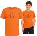 4F CHŁOPIĘCA KOSZULKA T-SHIRT BAWEŁNA / rozm 134