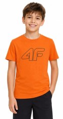 4F CHŁOPIĘCA KOSZULKA T-SHIRT BAWEŁNA / rozm 134
