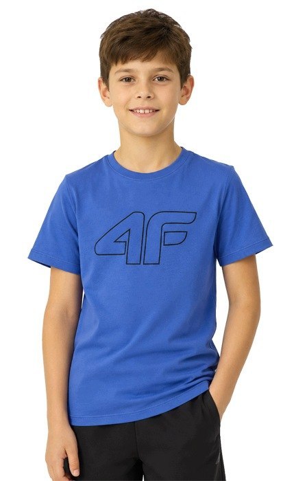 4F CHŁOPIĘCA KOSZULKA T-SHIRT BAWEŁNA / rozm 134