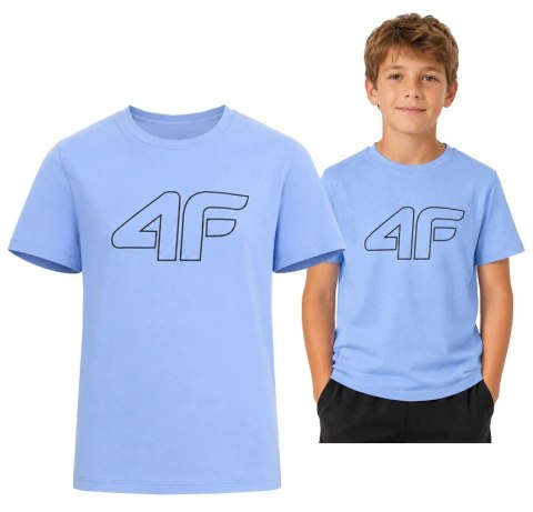 4F CHŁOPIĘCA KOSZULKA T-SHIRT BAWEŁNA / rozm 134