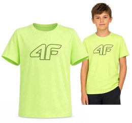 4F CHŁOPIĘCA KOSZULKA T-SHIRT BAWEŁNA / rozm 134