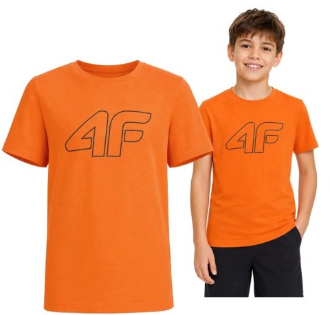 4F CHŁOPIĘCA KOSZULKA T-SHIRT BAWEŁNA / rozm 152