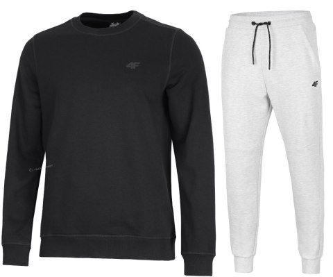4F MĘSKI DRES BAWEŁNA KOMPLET BLUZA SPODNIE / rozm L