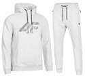 4F MĘSKI DRES BAWEŁNA KOMPLET BLUZA KANGURKA SPODNIE / rozm L