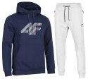 4F MĘSKI DRES BAWEŁNA KOMPLET BLUZA KANGURKA SPODNIE / rozm L