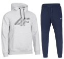 4F MĘSKI DRES BAWEŁNA KOMPLET BLUZA KANGURKA SPODNIE / rozm L