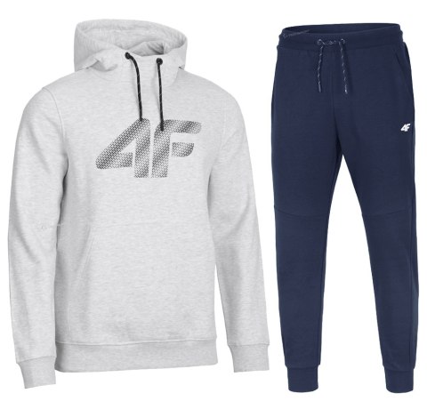 4F MĘSKI DRES BAWEŁNA KOMPLET BLUZA KANGURKA SPODNIE / rozm L