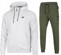 4F MĘSKI DRES BAWEŁNA KOMPLET BLUZA ROZPINANA SPODNIE / rozm XXL