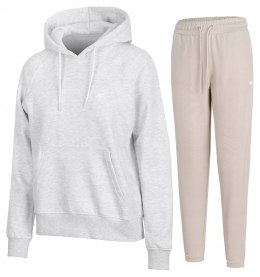 4F DAMSKI DRES BAWEŁNA KOMPLET BLUZA KANGURKA SPODNIE / rozm L
