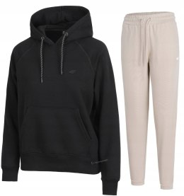 4F DAMSKI DRES BAWEŁNA KOMPLET BLUZA KANGURKA SPODNIE / rozm M
