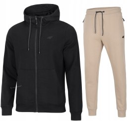 4F MĘSKI DRES BAWEŁNA KOMPLET BLUZA ROZPINANA SPODNIE / rozm M