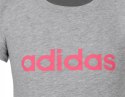 ADIDAS DZIEWCZĘCA KOSZULKA BAWEŁNIANA T-SHIRT 100% BAWEŁNA Z NAPISEM / 170
