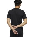ADIDAS KOSZULKA T-SHIRT BAWEŁNA | MAŁE LOGO | CZARNA | rozm. 3XL
