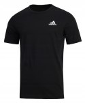 ADIDAS KOSZULKA T-SHIRT BAWEŁNA | MAŁE LOGO | CZARNA | rozm. L