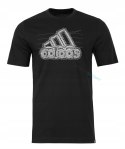 ADIDAS MĘSKA KOSZULKA BASIC BAWEŁNIANA T-SHIRT Z DUŻYM LOGO / rozm. L