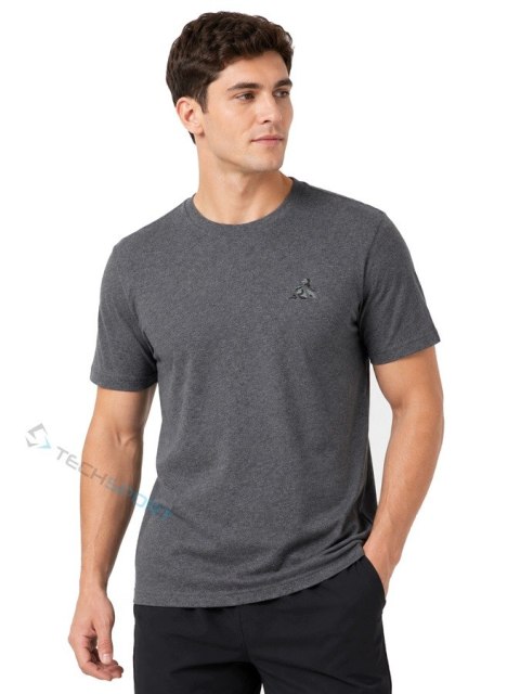 ADIDAS MĘSKA KOSZULKA BASIC BAWEŁNIANA T-SHIRT Z HAFTOWANYM LOGO / roz. L