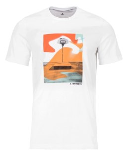 ADIDAS MĘSKA KOSZULKA BAWEŁNIANA T-SHIRT Z GRAFIKĄ / roz. M