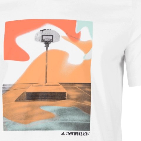 ADIDAS MĘSKA KOSZULKA BAWEŁNIANA T-SHIRT Z GRAFIKĄ / roz. M