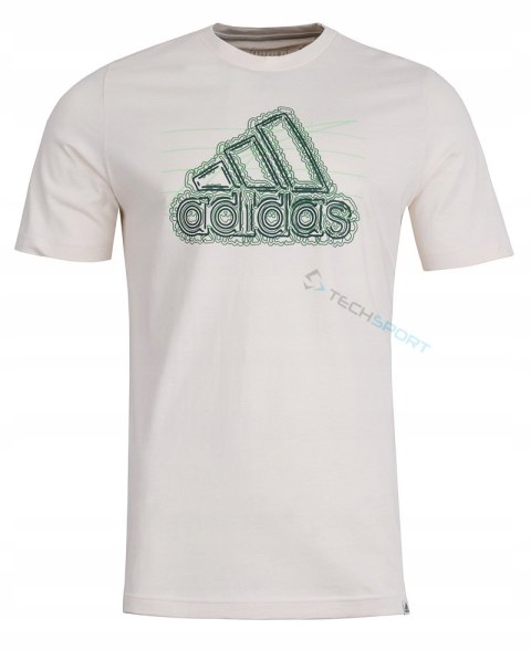 ADIDAS WYGODNA KOSZULKA MĘSKA T-SHIRT LOGO BADGE | roz. L