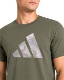 ADIDAS WYGODNA MĘSKA KOSZULKA Z DUŻYM LOGIEM 100% BAWEŁNA / rozm. XXL