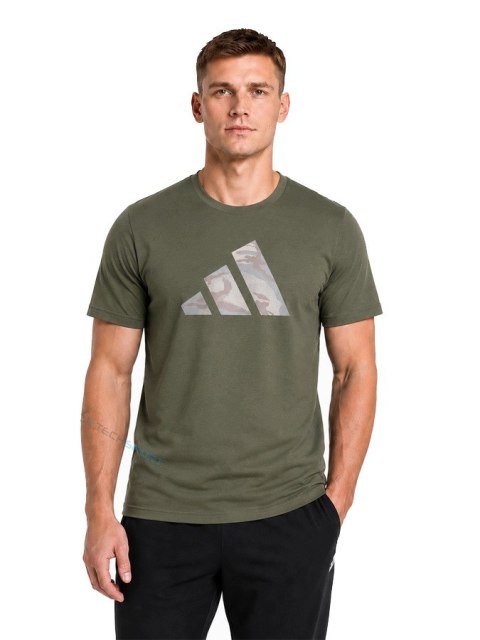 ADIDAS WYGODNA MĘSKA KOSZULKA Z DUŻYM LOGIEM 100% BAWEŁNA / rozm. XL