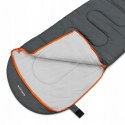 CIEPŁY WYGODNY ŚPIWÓR BERGSON KOŁDRA Z KAPTUREM 2w1 DO -1st | ZAMEK LEWY