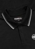 PITBULL MĘSKA KOSZULKA POLO BAWEŁNIANA KLASYCZNA MAŁE LOGO CZARNA M
