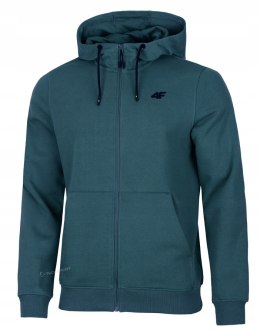 4F MĘSKA BLUZA Z KAPTUREM BAWEŁNA ROZPINANA / rozm XXXXXL 5XL
