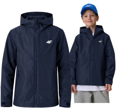 4F CHŁOPIĘCA KURTKA PRZEJŚCIOWA WIATRÓWKA membrana / rozm 134