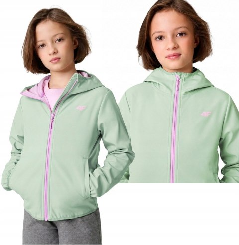 4F DZIEWCZĘCA KURTKA SOFTSHELL membrana / rozm 128
