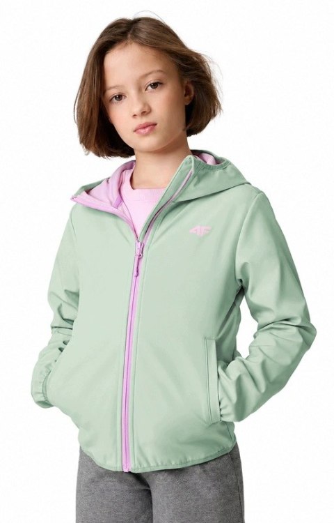 4F DZIEWCZĘCA KURTKA SOFTSHELL membrana / rozm 128