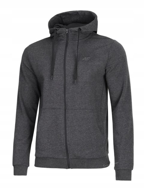 4F MĘSKA BLUZA Z KAPTUREM BAWEŁNA DRESOWA ZAPINANA / rozm XXXL 3XL