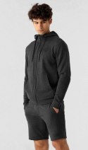 4F MĘSKA BLUZA Z KAPTUREM BAWEŁNA DRESOWA ZAPINANA / rozm XXXL 3XL