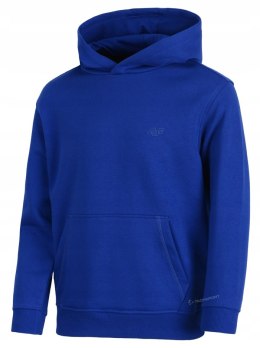 4F OCIEPLANA CHŁOPIĘCA JUNIORSKA BLUZA KANGURKA Z KAPTUREM / rozm 128