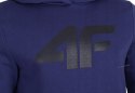 4F OCIEPLANA MĘSKA BLUZA DRESOWA Z KAPTUREM KANGURKA / rozm M