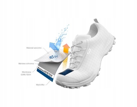 ADIDAS BUTY DZIECIĘCE ZIMOWE TREKKINGOWE MEMBRANA GORE-TEX roz. 30