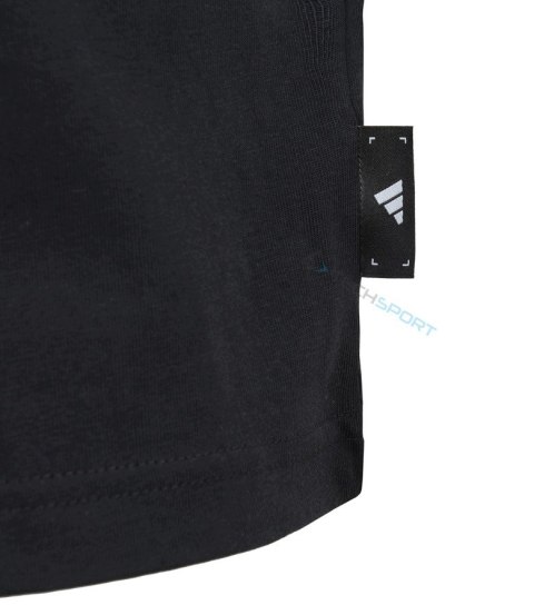 ADIDAS KOSZULKA MĘSKA BAWEŁNIANA T-SHIRT Z NADRUKIEM CZARNY 3XL