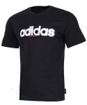 ADIDAS KOSZULKA MĘSKA BAWEŁNIANA T-SHIRT Z NADRUKIEM CZARNY XL