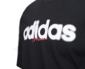 ADIDAS KOSZULKA MĘSKA BAWEŁNIANA T-SHIRT Z NADRUKIEM CZARNY XXL