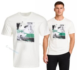 ADIDAS KOSZULKA MĘSKA BAWEŁNIANA Z GRAFIKĄ Z PRZODU / rozm. M