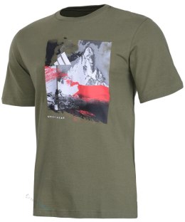 ADIDAS WYGODNA KOSZULKA MĘSKA T-SHIRT 100% BAWEŁNA Z GRAFIKĄ / roz. XL