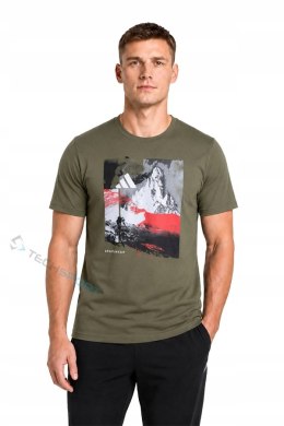 ADIDAS WYGODNA KOSZULKA MĘSKA T-SHIRT 100% BAWEŁNA Z GRAFIKĄ / roz. XL